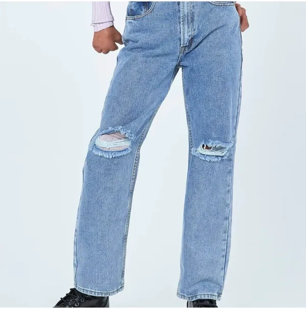 Princess Polly Denim Vienna Straight Leg Denim Jeans Size 4 - Image 2