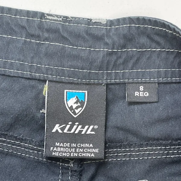 KUHL Womens Cargo Pants Size 8 Regular Gray Stretch Straight Leg Hiking Outdoor - Image 8