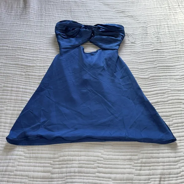 Princess Polly - Shellie Mini Dress Blue - Image 5