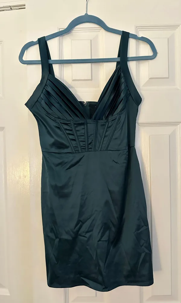 Windsor Teal Semi Formal Dress  - Image 3