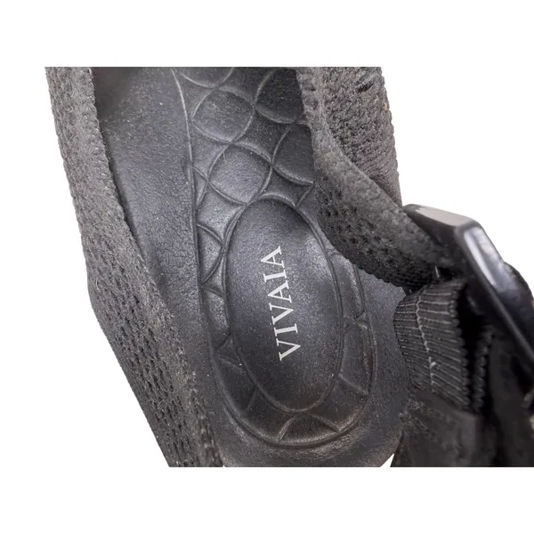VIVAIA AdaptAll‎ Black Knit Slingback Sport Comfort Sandals 38.5 US 7.5 - Image 14