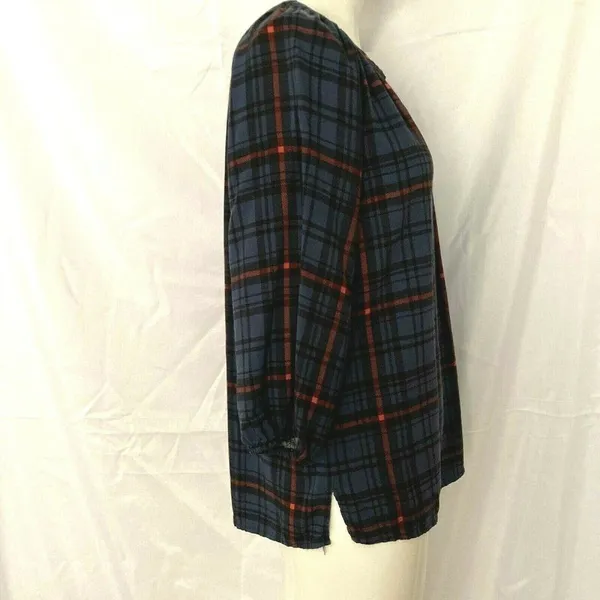 Skies are Blue Womens Popover Shirt Top‎ Blouse - Image 2