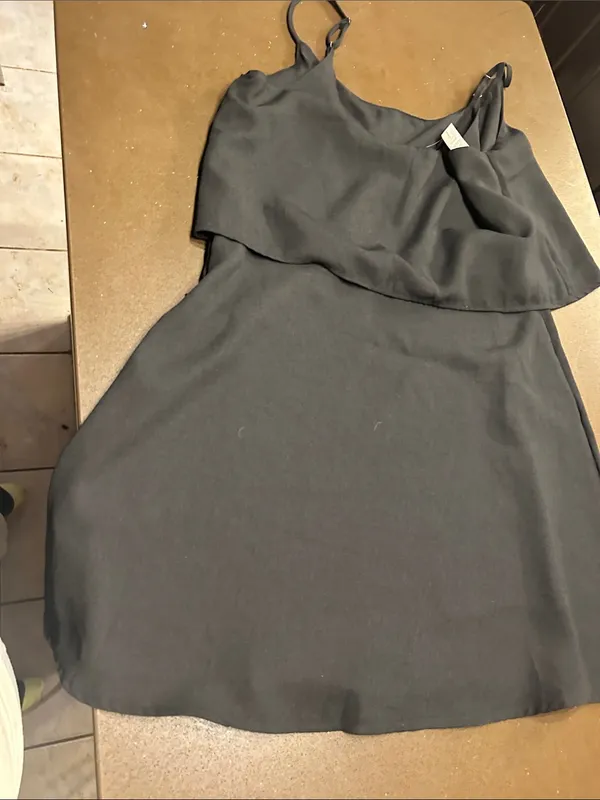 Abercrombie & Fitch Black Layered Cami Dress - Image 3