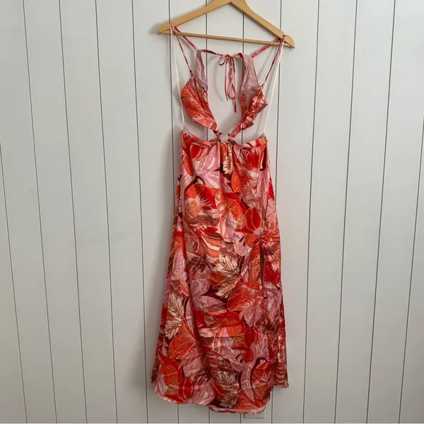 Hello Molly Strike Twice Maxi Dress Orange - Image 5