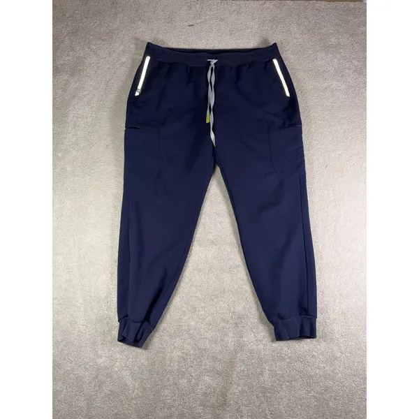 figs zamora jogger scrub pants navy xl Reflective - Image 2