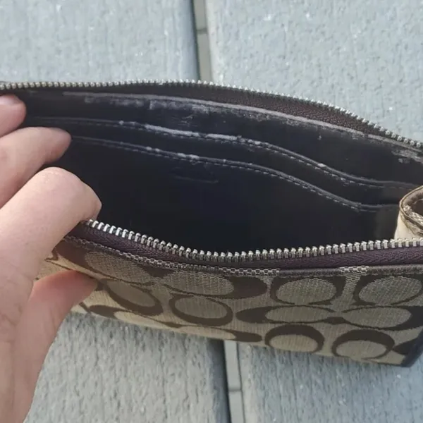 Coach Canvas Logo Wristlet | Coach Logo Canvas Wallet - Image 8