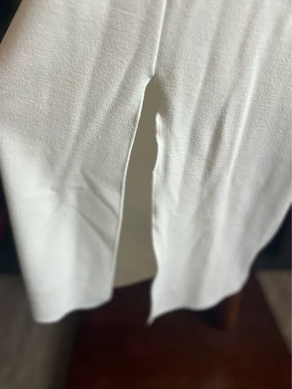Womens medium Zara White Strapless Cut-Out Maxi Dress - Image 7