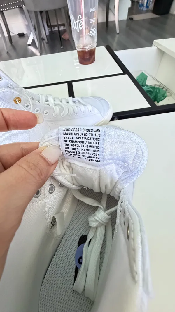 Nike Blazer Mid '77 Canvas "Triple White" (Women's US 8.5 / EUR 40) - DX5550-100 - Image 12