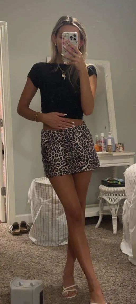 PacSun Cheetah skirt - Image 3
