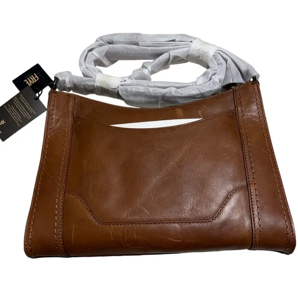Frye Melissa Crossbody Purse Bag Brown Leather NWT - Image 2