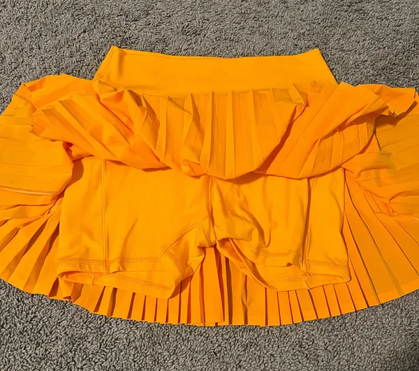 Aerie Orange Athletic Skirt - Image 2
