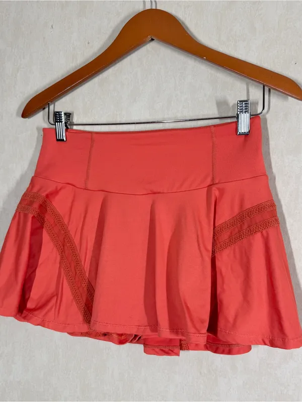 Free People Movement Women’s Pleats & Thank You Skort Skirt in Electric Sunset M - Image 5