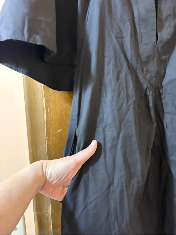 NWT Tuckernuck Pomander Place Black Flutter Sleeve Maxi Dress - Image 8
