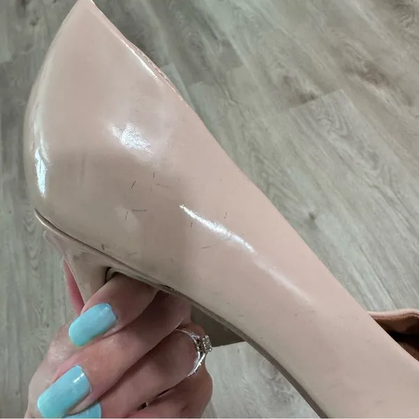 Steve Madden Nude Pumps Heels 7 Patent Women’s - Image 5