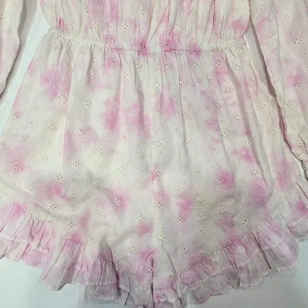 Tularosa Jordan Romper in Fuchsia Tie Dye XL - Image 12