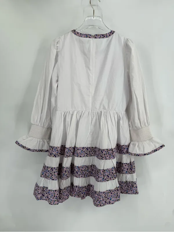 Pomander Place Tuckernuck Dress Fran Mini Swing mediumWhite Floral Coastal Prepp - Image 2