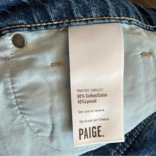 Paige Denim Blue Jean Denim Mini Skirt - Image 4
