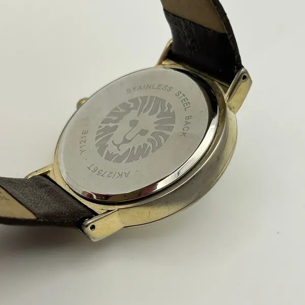 Anne Klein AK/2756T Gold Case Brown Leather Women’s Watch Working New Battery - Image 7