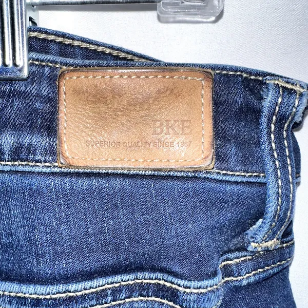 BKE Buckle Jeans Womens 31x31 Blue Victoria Mid-Rise Skinny Ankle Whiskered Jean - Image 4