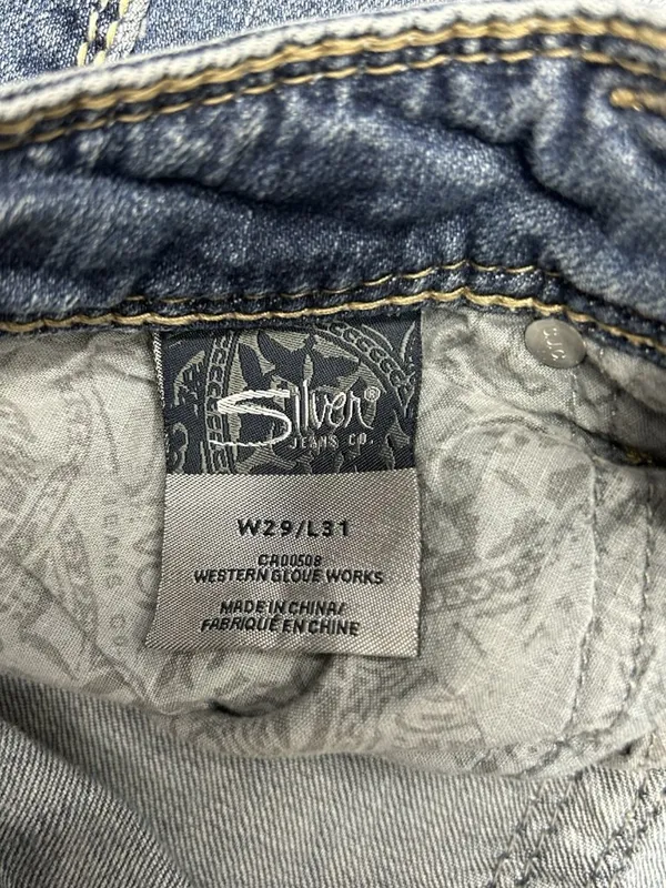 Silver jeans Lola low rise bootcut flare denim jeans pants Y2K (actual 31x30) - Image 8