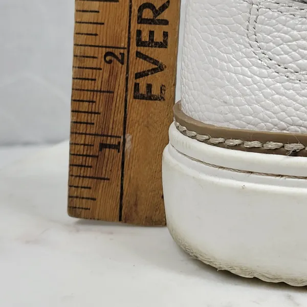 Vince Camuto Rezelli Platform Sneakers Womens 7.5 White Leather Lace-Up Shoes - Image 15