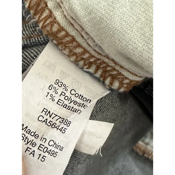 Madewell‎ Alley Straight Jeans Womens 28 Blue Dark Wash Denim E0495 Cotton Blend - Image 7