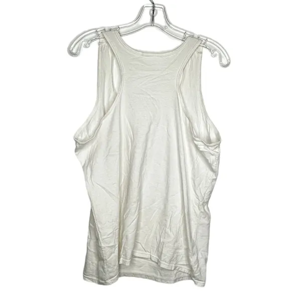 Glitsy Baseball Tank Top White Size M - Image 4