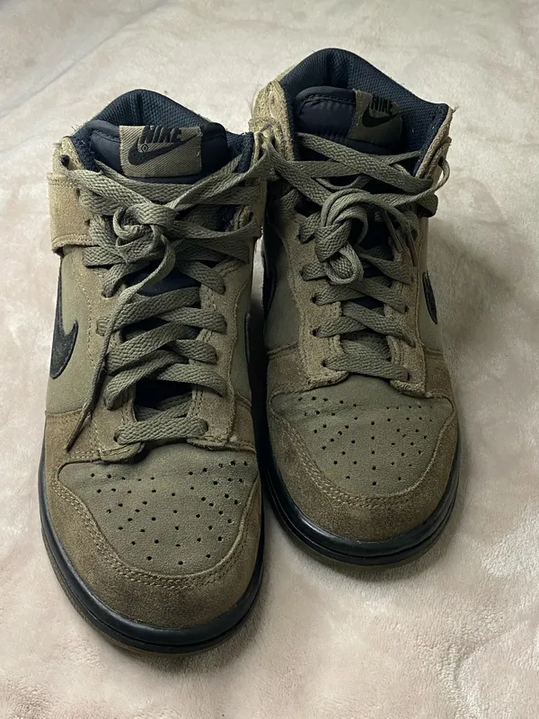Nike Dunk High “Dark Mushroom” Kids Size 6.5 - Image 2