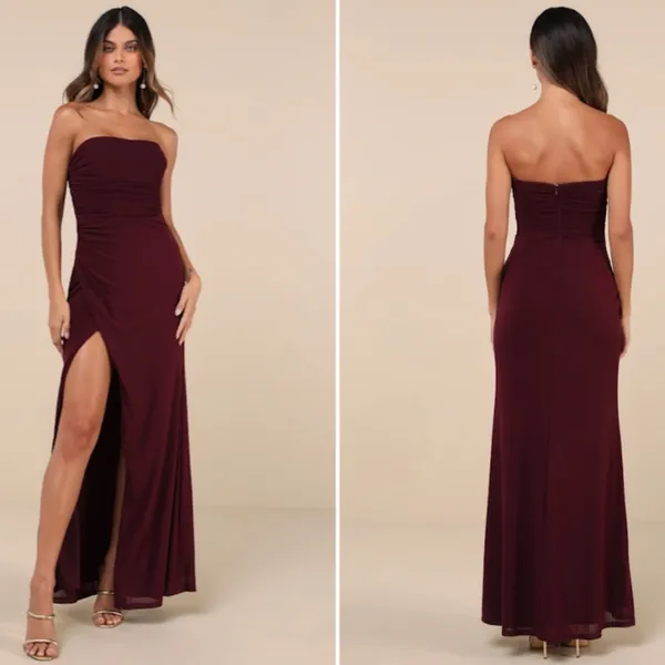 LULUS Prom Wedding Formal Bustier Modern Chic Sexy Classic Maxi Dress - Image 5