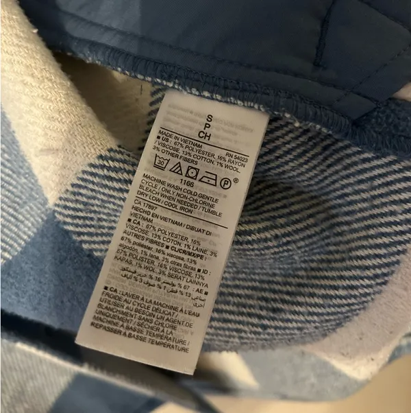 Old Navy Soft Plaid Brushed Shacket - Image 5