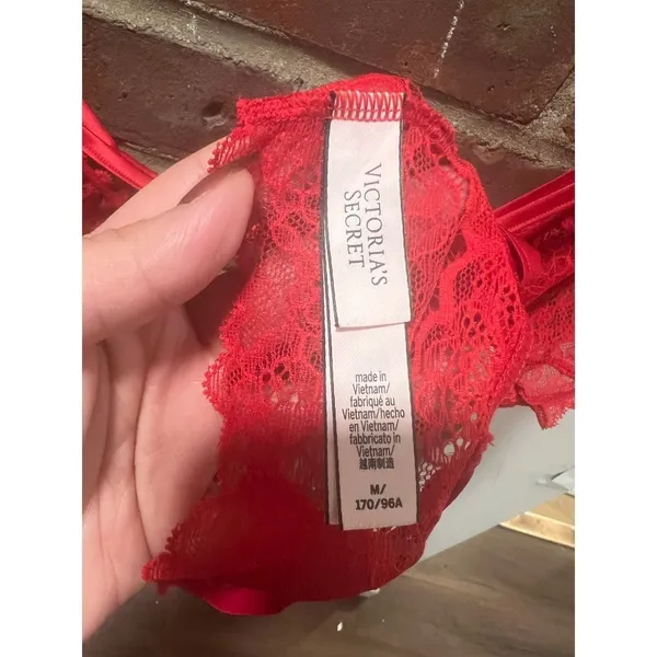 Victorias Secret sexy Lace Teddy Lingerie Red M - Image 8
