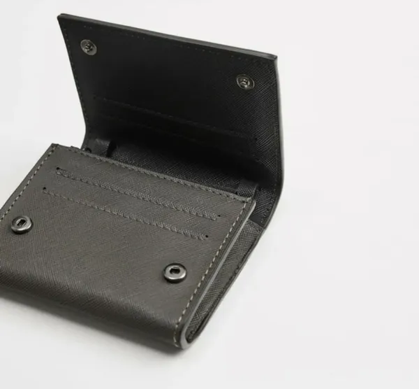 Zara TWO IN ONE FLAP POCKETBOOK/wallet/purse Dark Gray(New with Tag - Image 4
