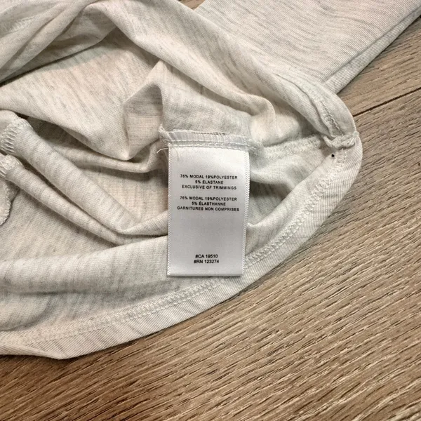 Lole Activewear Top Heathered Knit Oatmeal‎ Tan Comfy Tee Workout Size Small - Image 5