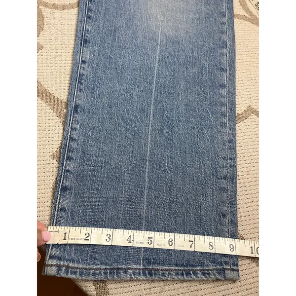 Madewell The Plus Curvy 90’s Straight Blue Jeans, size 14W, DM784, high-rise - Image 9