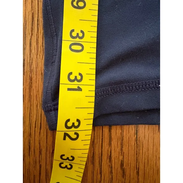 OFFLINE by Aerie Real Me Flare Leggings Navy Blue Crossover High Waist XS - Image 3
