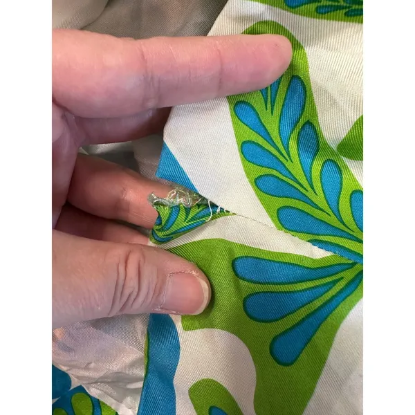 Skirtin Around Tropical‎ Floral print Silk dress Size 2 - Image 7