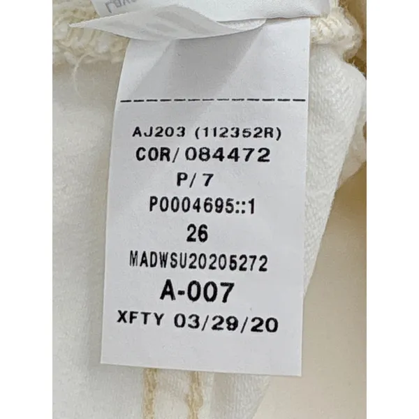 Madewell The Perfect Vintage Jean Womens 24 Tile White‎ Raw Hem High Rise Denim - Image 11