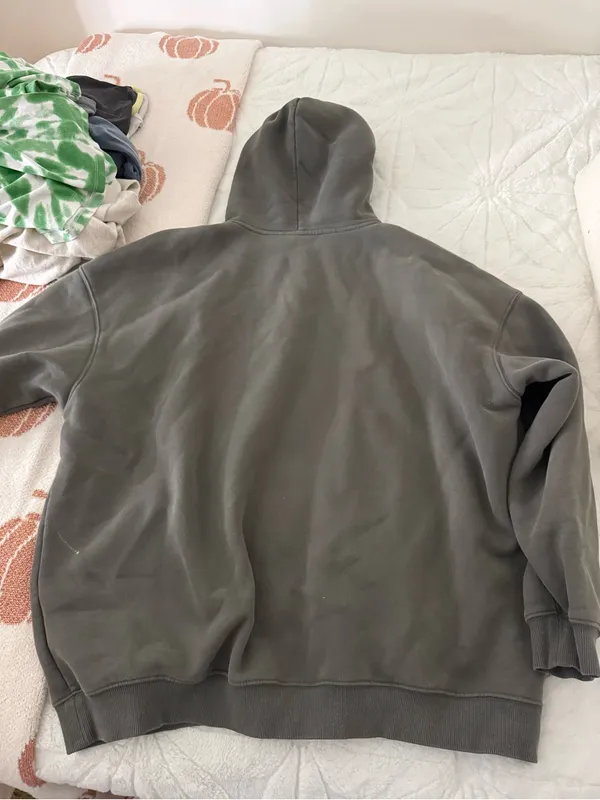 Men's Hoodie Sweatshirt - Charcoal Gray - Image 3