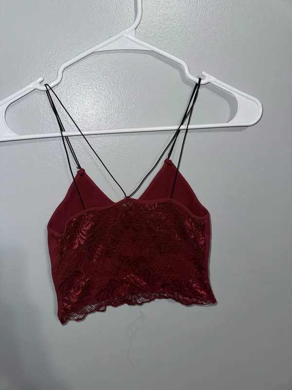 crop top tank Red Size M - Image 2