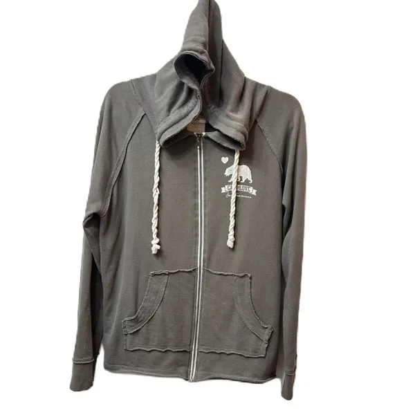 Ocean‎ Beach Cali Love San Francisco Zip Up Hoodie Size XL - Image 10