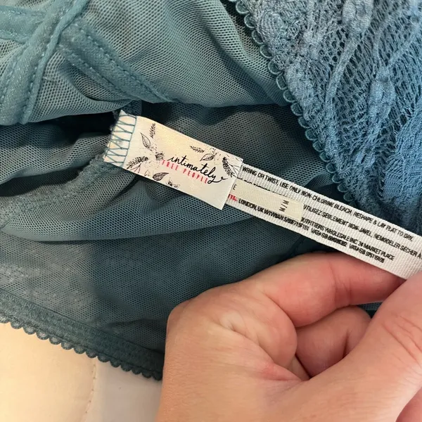 Blue lace Free People bandeau - Image 2