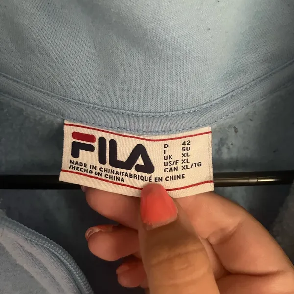Fila Light Blue Pullover - Image 2