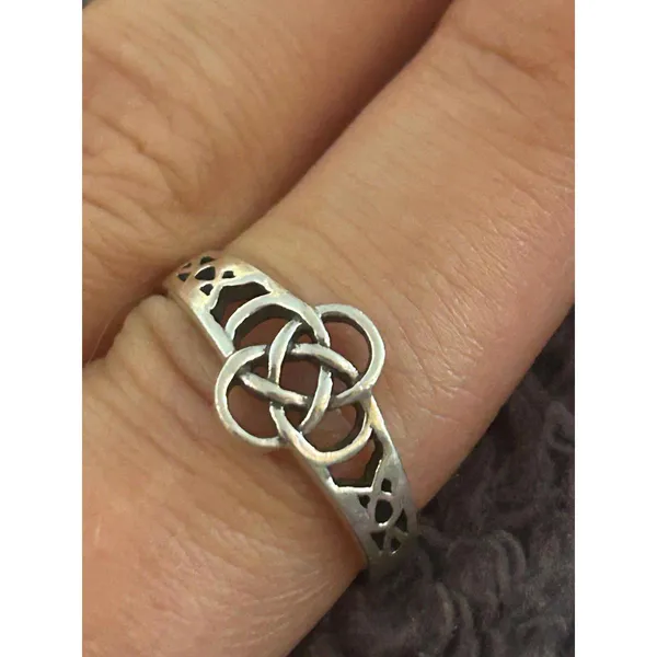 Z65 size 8.25 ring 925 sterling silver - Image 3