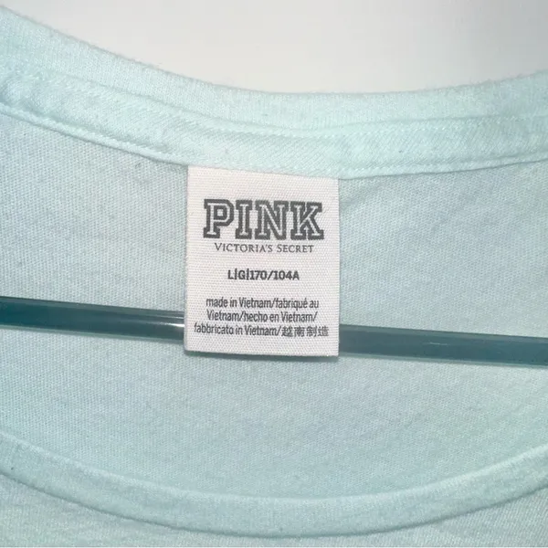 PINK Sequin Logo Tee - Image 3