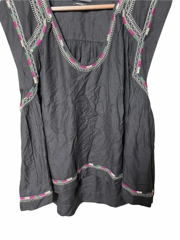 Isabel Marant Curtis Cropped Silk-Bourette Top Size 42/ US Extra Large - Image 6