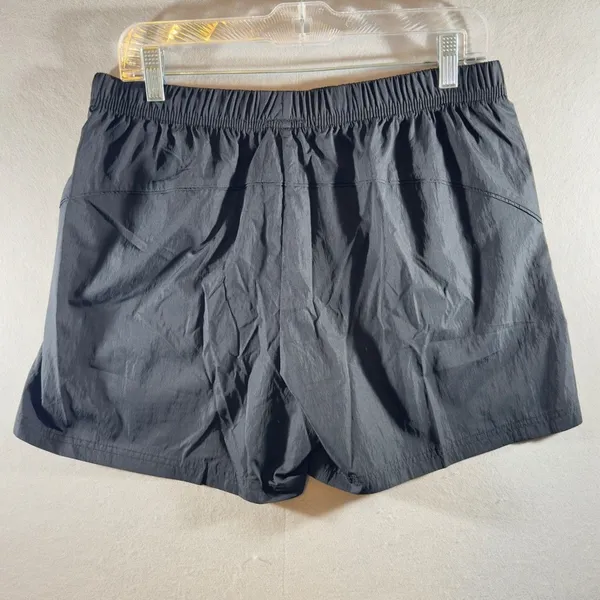 472 | Aerie OFFLINE Nylon‎ Relaxed Fit Running Athletic Shorts Black Womens M - Image 2