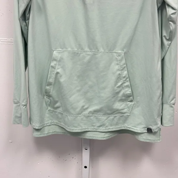 L.L. Bean Mint Green Quarter Zip Hoodie Active Pullover 509294 Size Medium - Image 4