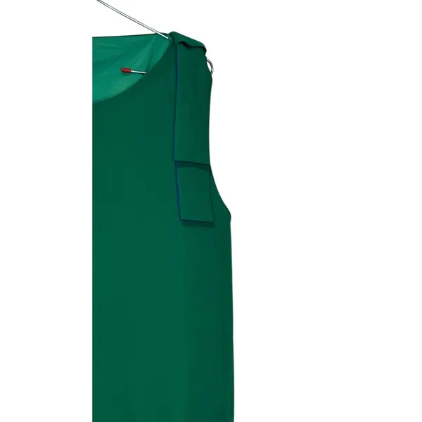 Abbey Glass Women Dress Michelle Shift Sleeveless Bow Detail Kelly Green XL‎ NWT - Image 2