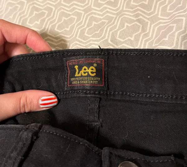 Black Lee Bootcut Jeans - Image 3