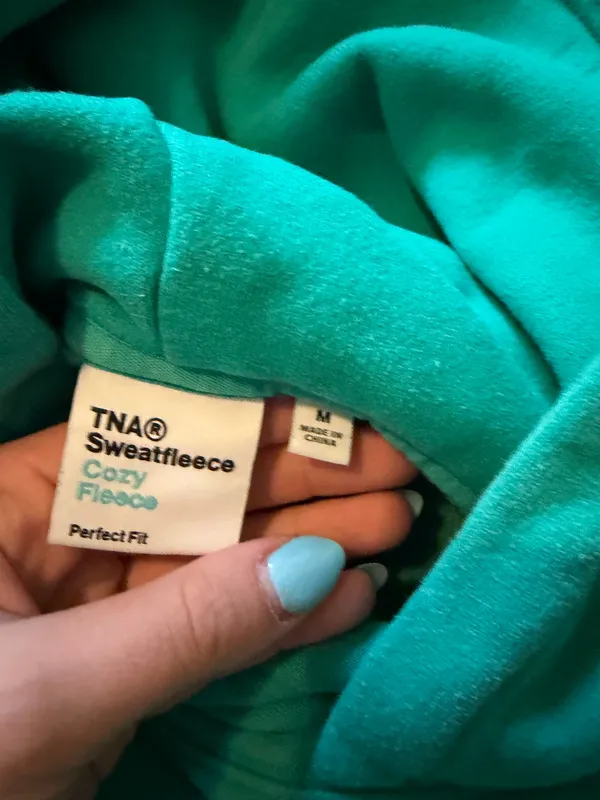 Green TNA Aritzia Hoodie - Image 4